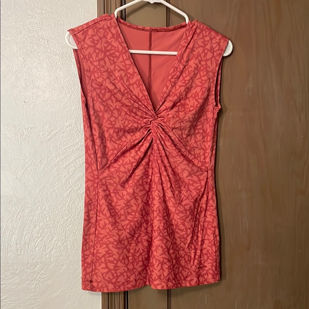 Patagonia Coral Patterned Bandha Twist Women's Top medium